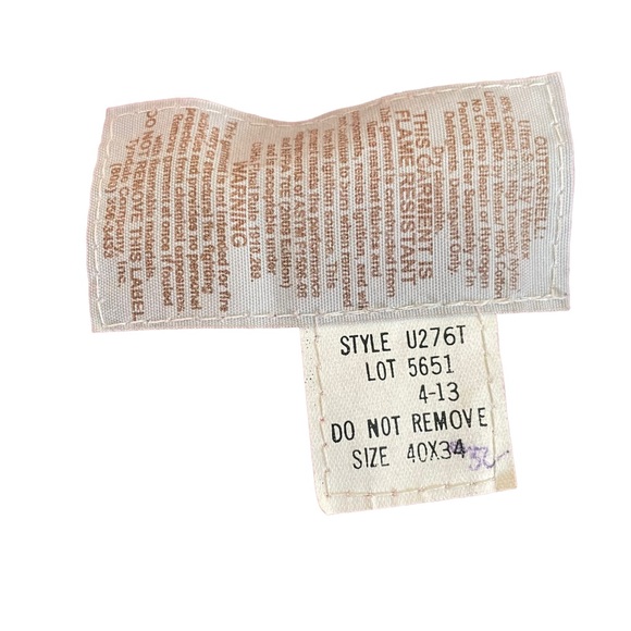 Tyndale Firefighter Fire Resistant Flame Retardant Lined Denim Jeans Made in USA - Picture 4 of 16